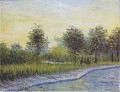 Camino en el parque Voyer d Argenson en Asnieres Vincent van Gogh